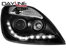 Faros Luz Diurna Ford Fiesta 02-05 _ _Negros