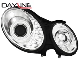 Faros Luz Diurna Mercedes B. W211 E-Klasse 02-06 Cromado
