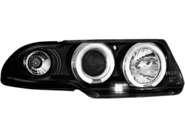 Faros Opel Astra F 95-97 _ 2 Angel Eyes (Ojos De Ángel) _ Negro