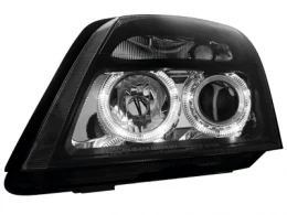 Faros Opel Vectra C 02-04 _ 2 Angel Eyes De Luz De Posición _ Negro