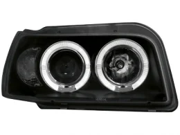 Faros Renault Clio I 90-98 _ 2 Angel Eyes De Luz De Posición _ Negro
