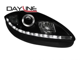 Faros Luz Diurna Seat Leon / Altea / Toledo 05+ _ 1p1_ Negro