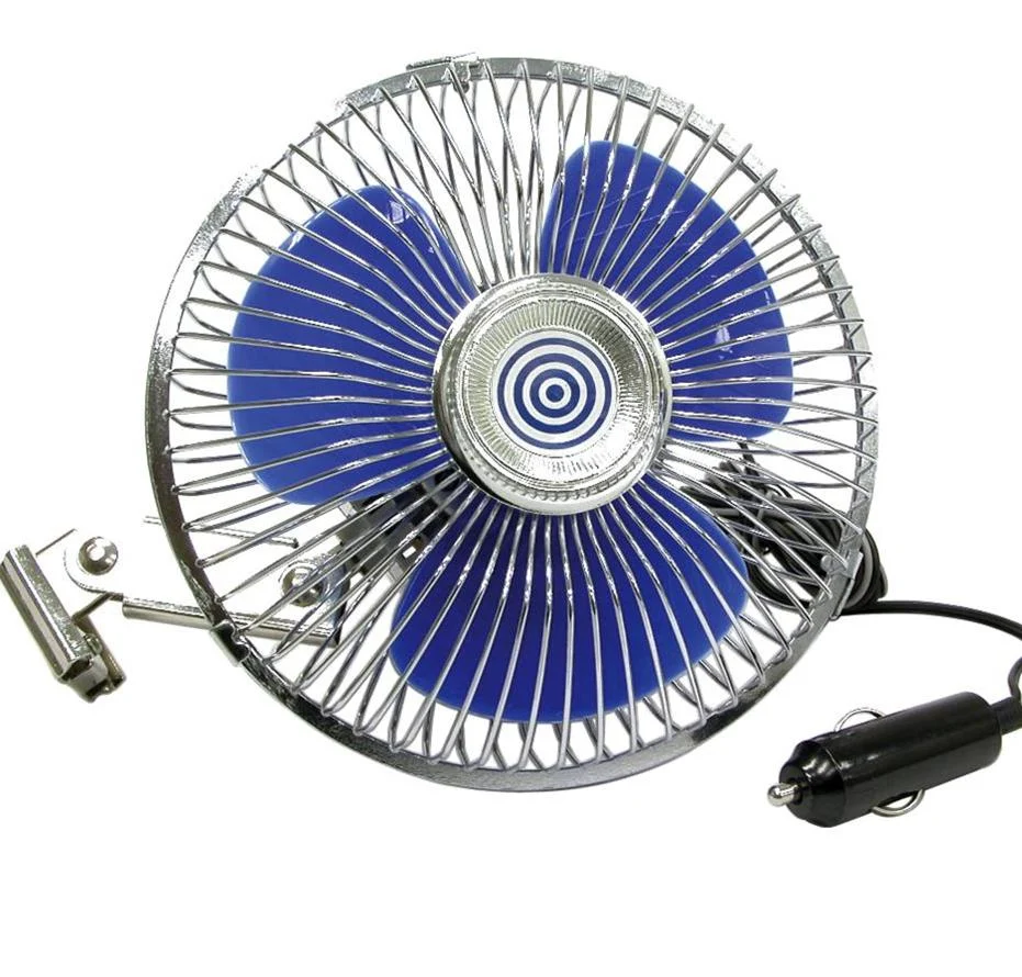 Ventilador Metal 12v Oscilante 20cm