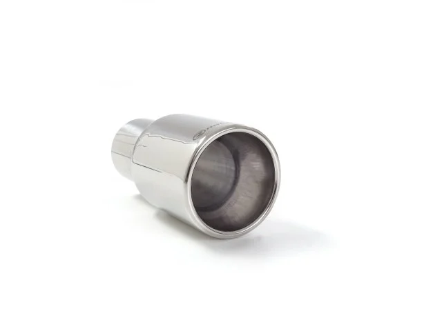 Cola redonda 80 mm acero inox con tubo de entrada 50 mm - largura 160 mm Universal Colas de escape RO.80 Ragazzon