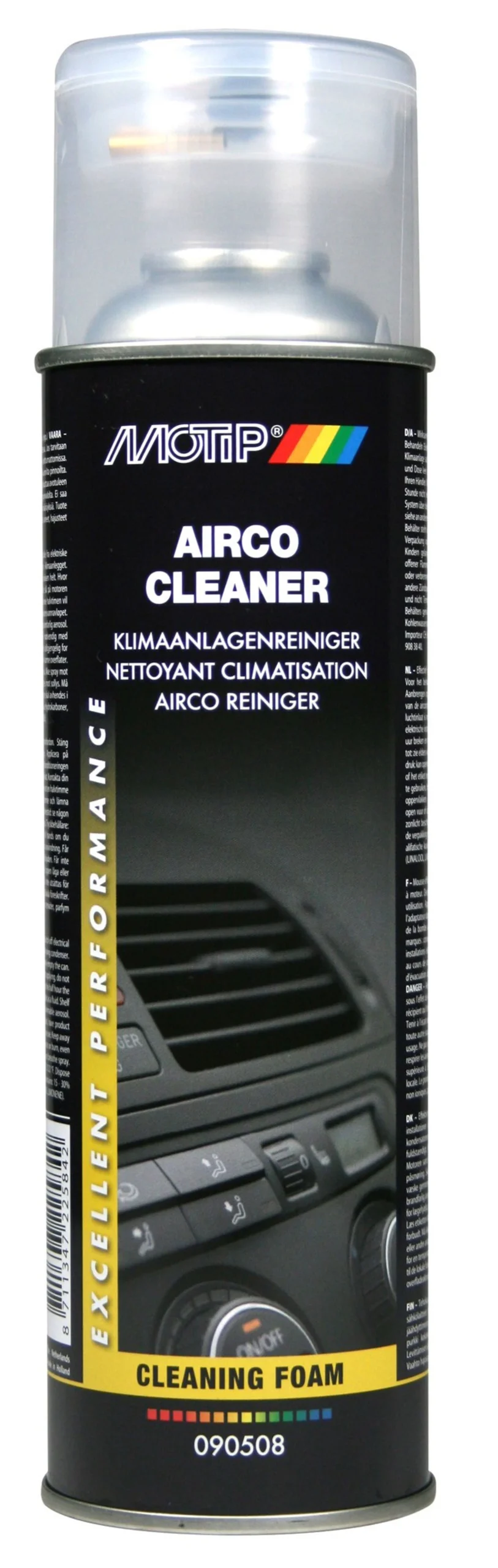 Limpiador MoTip Airco en Aerosol de 500 ml
