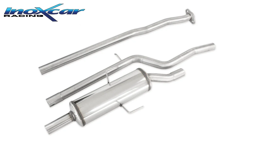 Tubo de sustitución del catalizador + Tubo central directo + Escape trasero Grupo.N 50 Ø CITROEN SAXO 1.6 16V VTS (118CV) / 1.6