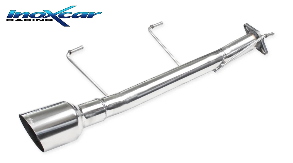 Escape trasero sin silenciador 1X102 RACING NISSAN JUKE 1.6 NISMO RS 2WD (218cv) 2016-- SIN homologacion Inoxcar