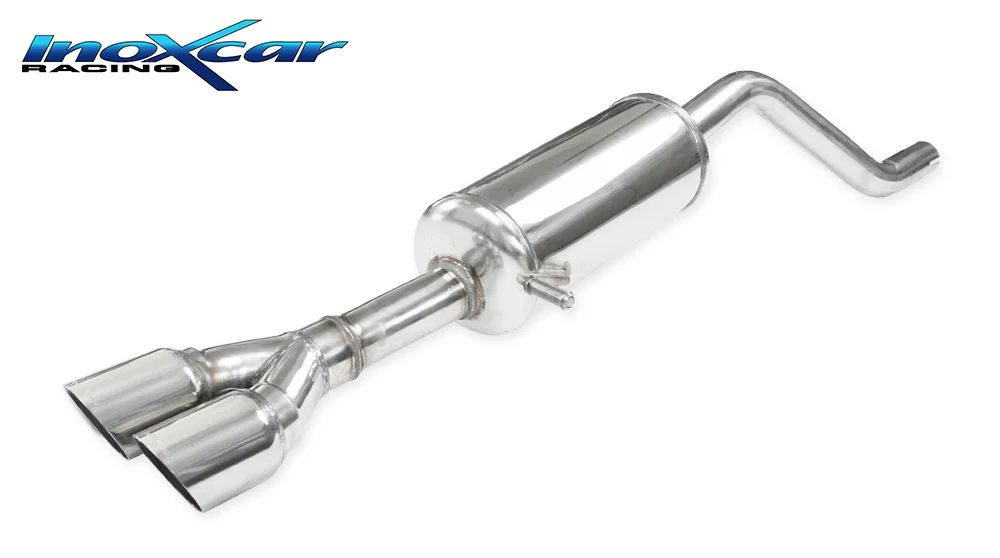 Escape trasero deportivo 2X80 RACING OPEL CORSA F 1.2i T (131cv) GS-Line 2020-- PENDIENTE de Homologacion Europea Inoxcar