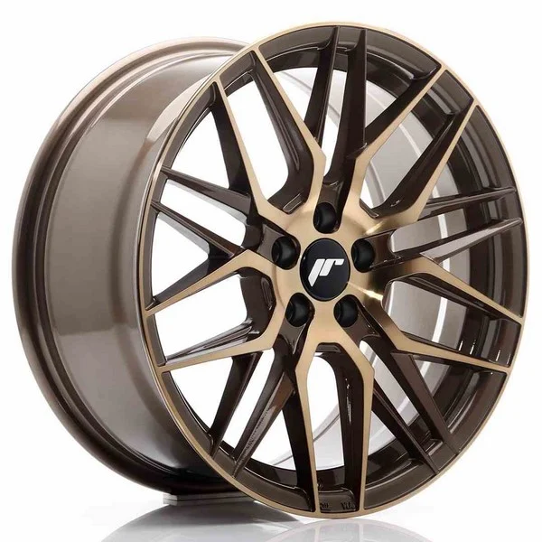 LLANTA JR Wheels JR28 17x8 ET40 5x112 Platinum Bronze JAPAN RACING