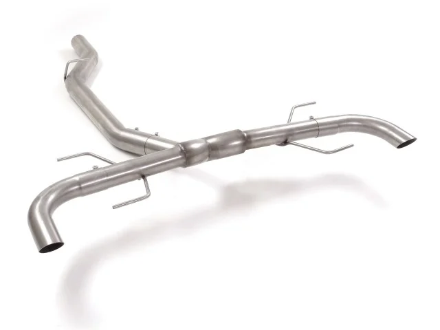 Tramos traseros grupo N dobles acero inox para codas estéticas originales Línea con diámetro mejorado 76 mm Alfa Romeo Giulia(