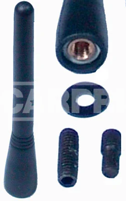 Antena Flexible 10 Cm. Color Negro