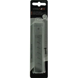 Juego 5 Cuchillas Cutter 18mm Herramientas Corte Y Golpe Oakson