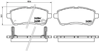 Pastillas de freno PBS PROTRACK DELANTERAS SUZUKI Swift V (AZ) 1.4 Sport (ZC33S) KW:103 Año: 2017 >
