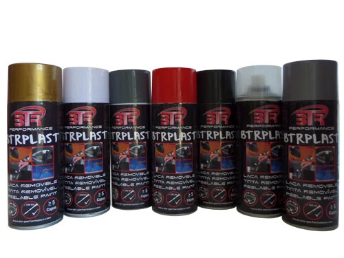 Spray Pintura Plastica Negra 400ml