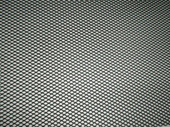 Rejilla Aluminio 120x30 Cm. Rombo Pequeño Negro Btr Performance