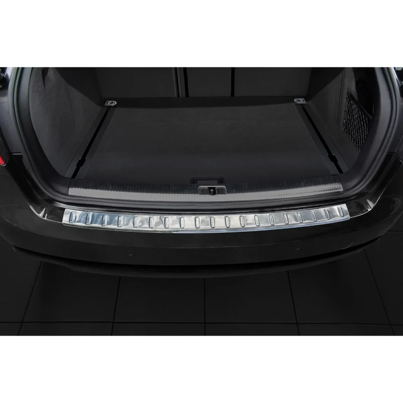 Protector paragolpes trasero acero inox Audi A4 B8 Avant Facelift 2012- 'Ribs'