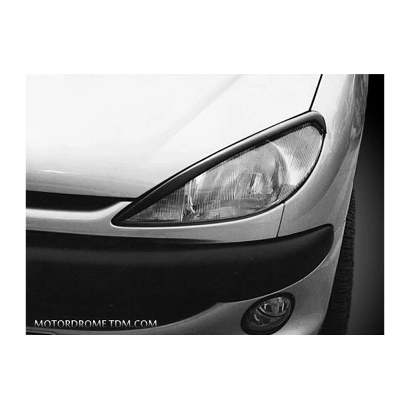 Pestañas de faro Peugeot 206 (ABS)