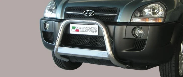 Defensa Delantera Acero Inox Hyundai Tucson 04> Diametro 63 Homologada