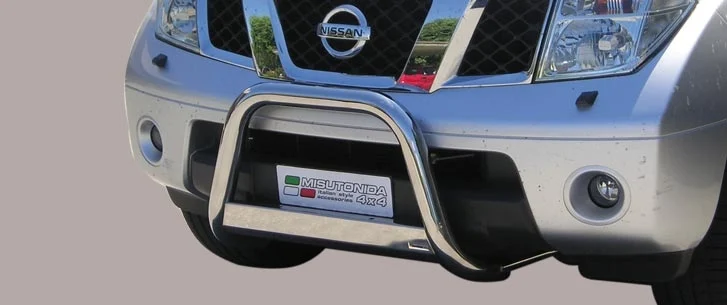 Defensa Delantera Acero Inox Nissan Pathfinder 05/11 Diametro 63 Homologada