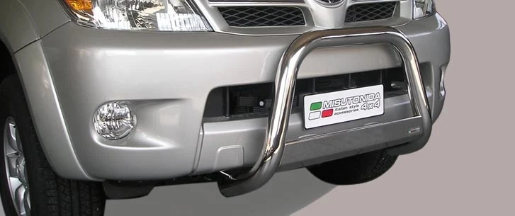 Defensa Delantera Acero Inox Toyota Hi Lux 06/11 Diametro 63 Homologada