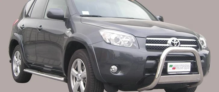 Defensa Delantera Acero Inox Toyota Rav 4 06/09 Diametro 63 Homologada