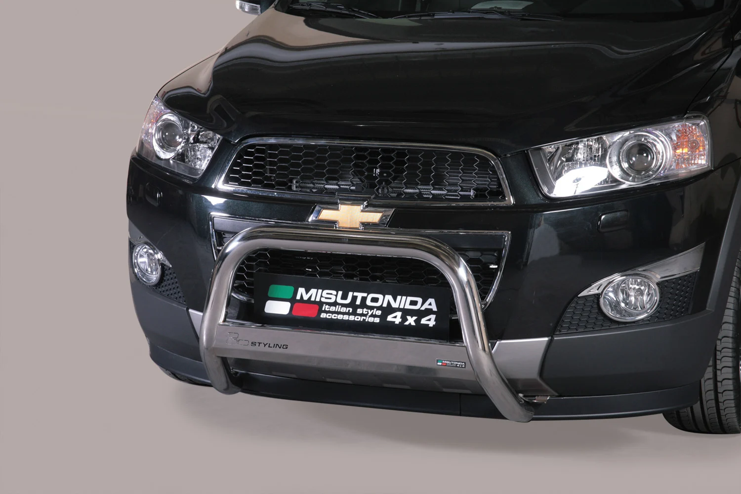 Defensa Delantera Acero Inox Chevrolet Captiva 11> Diametro 63 Homologada
