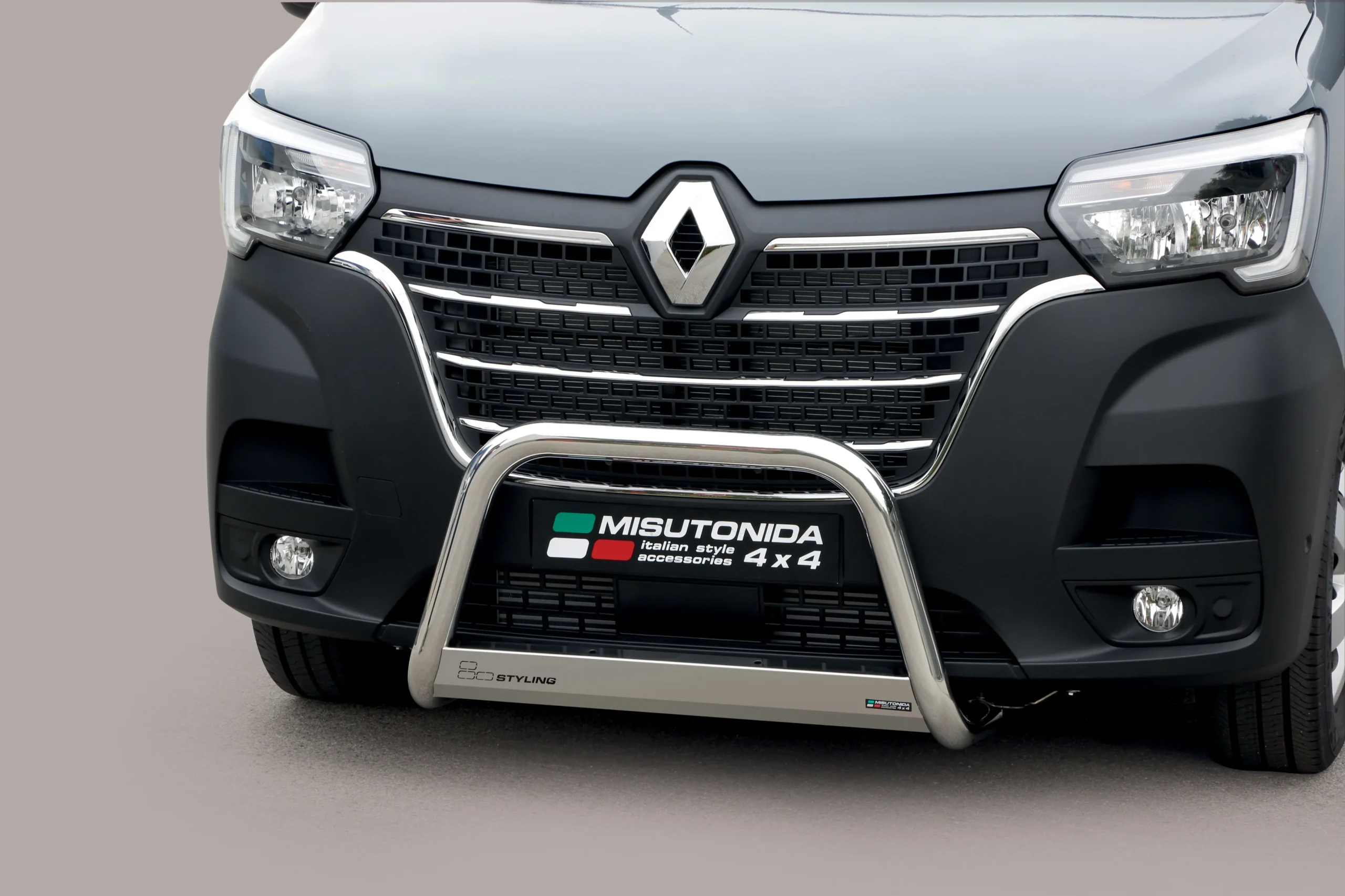 Defensa Delantera Inox Renault Master 2019> ø 63 Homologada - Ec Bar