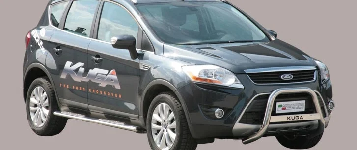 Defensa Delantera Acero Inox Ford Kuga 08> Diametro 63 Homologada