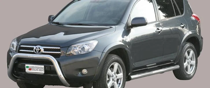 Defensa Delantera Acero Inox Toyota Rav 4 06/09 Diametro 76 Homologada