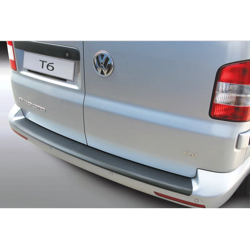 Protector Para El Paragolpes Trasero Abs Volkswagen Transporter T6 Caravelle/Multivan 9/2015- With Rear Puertas Color Negro