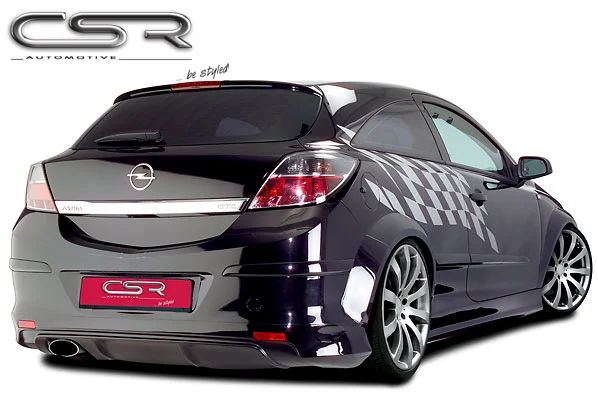 AÑADIDO PARAGOLPES TRASERO FIBRA VIDRIO Opel Astra H AÑO Desde 2004 Hatchback 2-puertas GTC