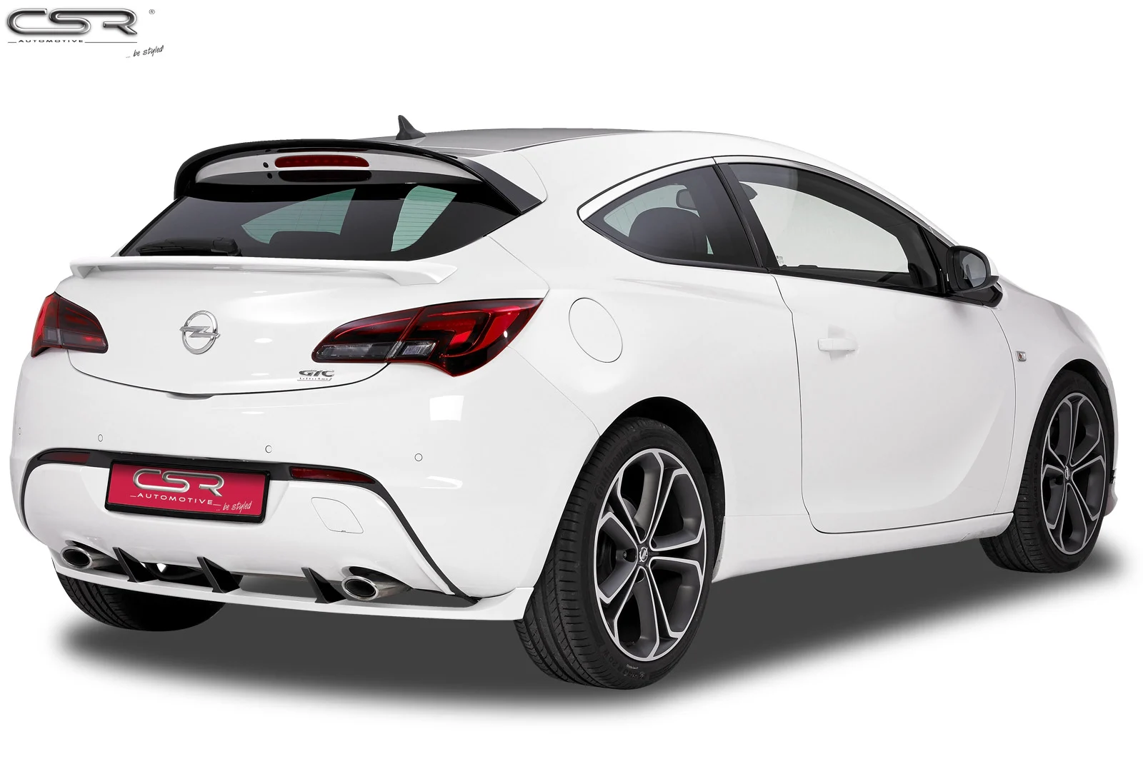 Añadido trasero Opel Astra J Desde 1/2012 GTC Fiberflex