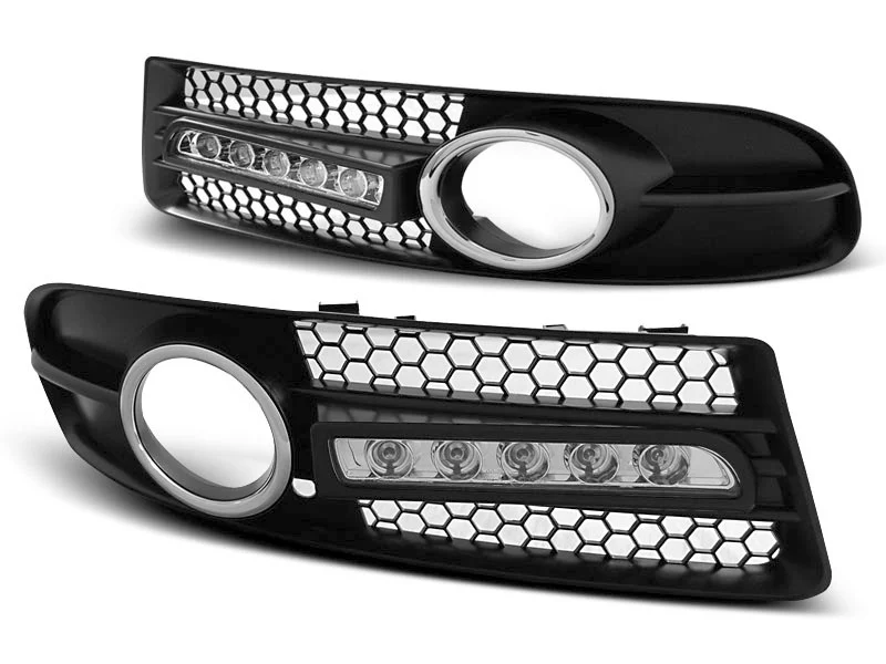Rejilla Luz Diurna Audi A4 04-08 Negro S-Line