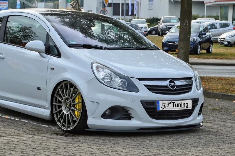Labio De Paragolpes Delantero Abs Opel Corsa D Opc Año : 2007-2014 Valido Para Opc + Opc Line 2 Packet + Nürburging Edition L