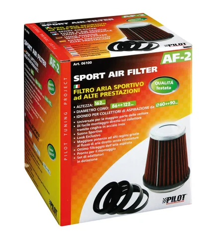 Filtro De Aire Conico 162x120 Conexion 60-90 Mm
