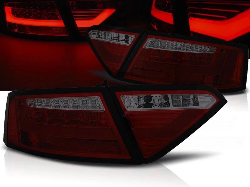 Pilotos Traseros Led Audi A5 07-06.11 Coupe Rojo Ahumado Led Bar