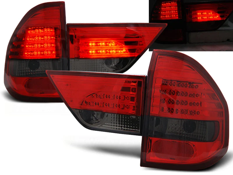 Pilotos Traseros Led Bmw X3 E83 01.04-06 Rojo Ahumado Led