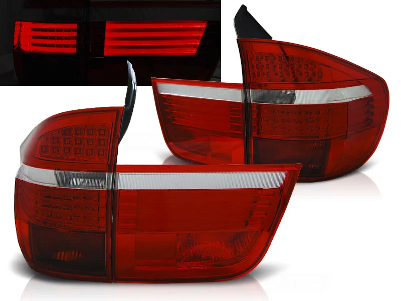 Pilotos Traseros Led Bmw X5 E70 03.07-05.10 Rojo/Blanco Led