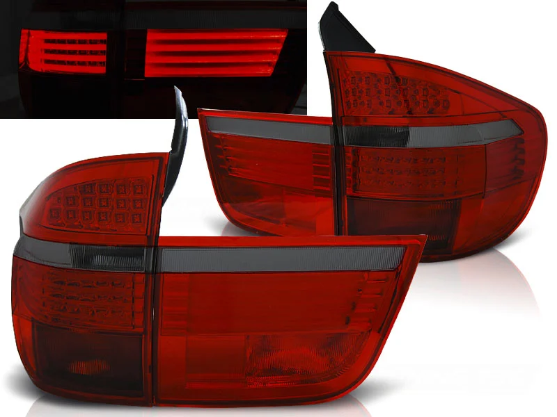 Pilotos Traseros Led Bmw X5 E70 03.07-05.10 Rojo Ahumado Led