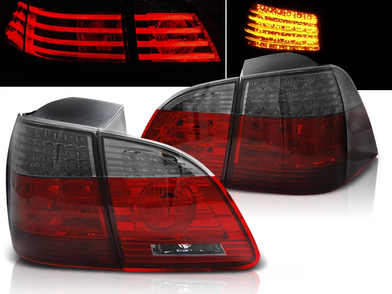 Pilotos Traseros Led Bmw E61 04-03.07 Touring Rojo Ahumado Led