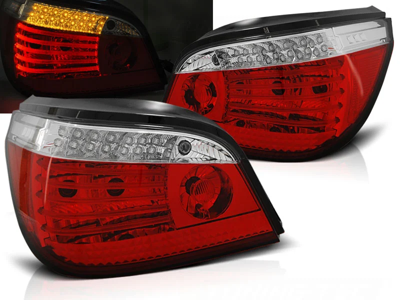Pilotos Traseros Led Bmw E60 07.03-07 Rojo Blanco Intermitentes Dinamicos