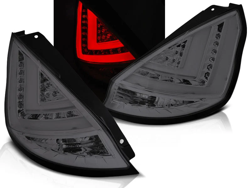 Pilotos Traseros Led Ford Fiesta Mk7 12-15 Hb Ahumado Led Bar