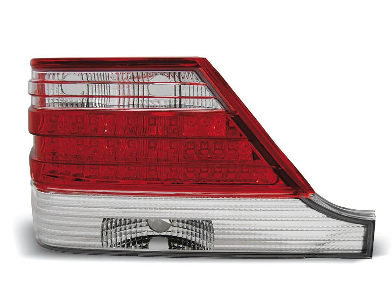 Pilotos Traseros Led Mercedes W140 95-10.98 Rojo/Blanco Led