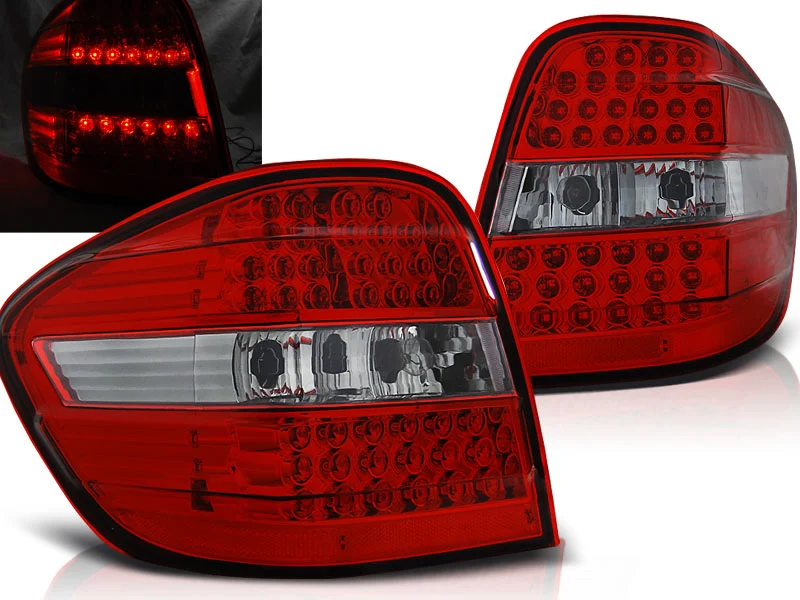 Pilotos Traseros Led Mercedes M-Klasa W164 05-08 Rojo/Blanco Led