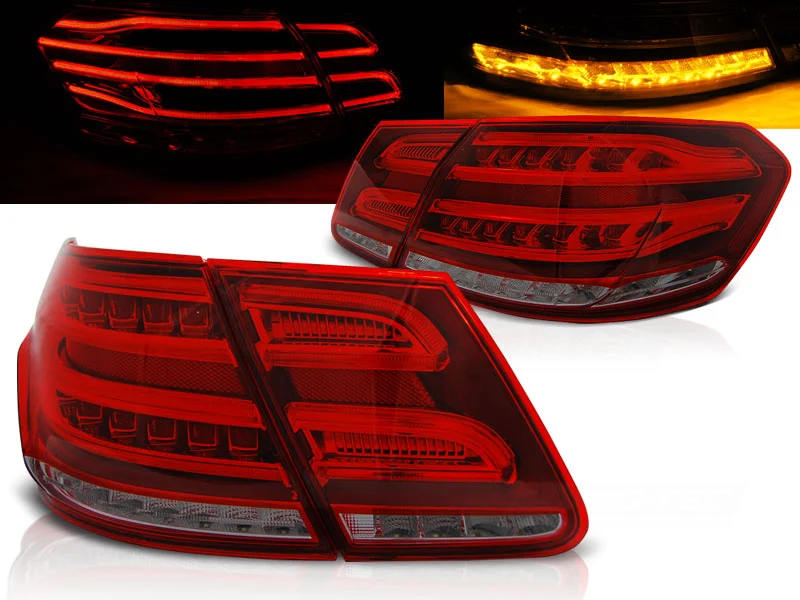 Pilotos Traseros Led Mercedes W212 E-Klasa 09-13 Rojo Ahumado Led