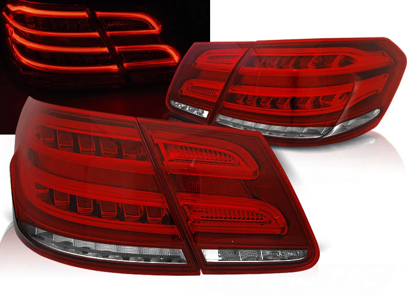 Pilotos Traseros Led Mercedes W212 E-Klasa 13-16 Intermitentes Dinamicos Rojo Blanco Led