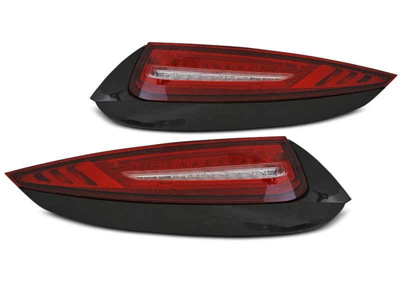Pilotos Traseros Led Rojo Blanco Para Porsche 911 997 09-12