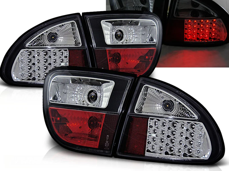 Pilotos Traseros Led Seat Leon 04.99-08.04 Negro Led