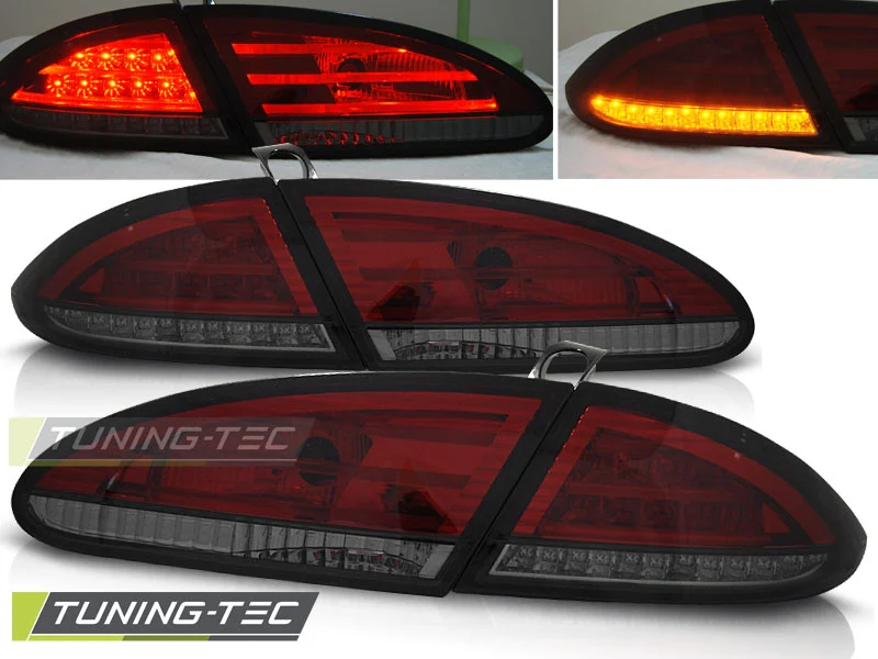 Pilotos Traseros Led Seat Leon 06.05-09 Rojo Ahumado Led