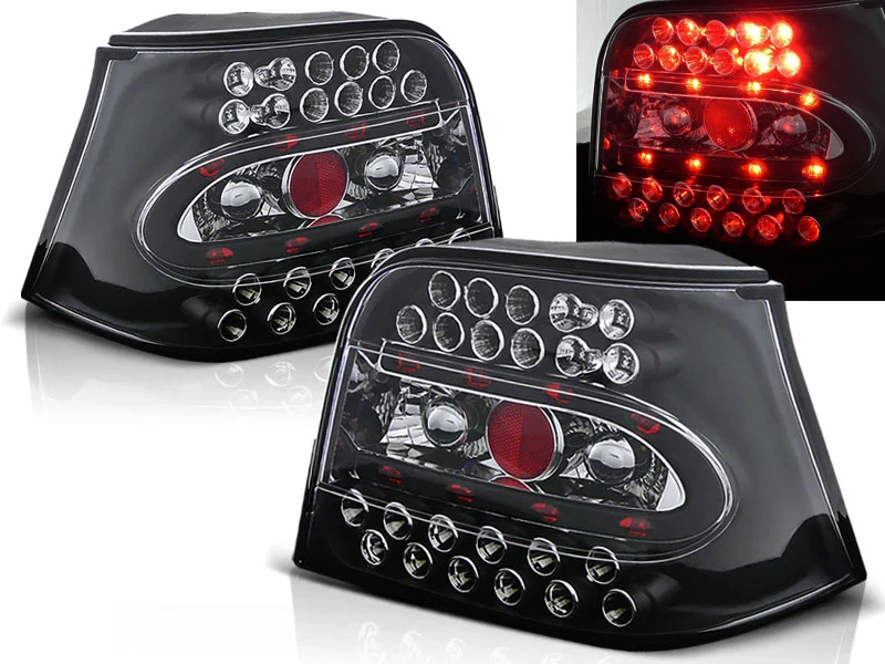 Pilotos Traseros Led Vw Golf 4 09.97-09.03 Negro Led
